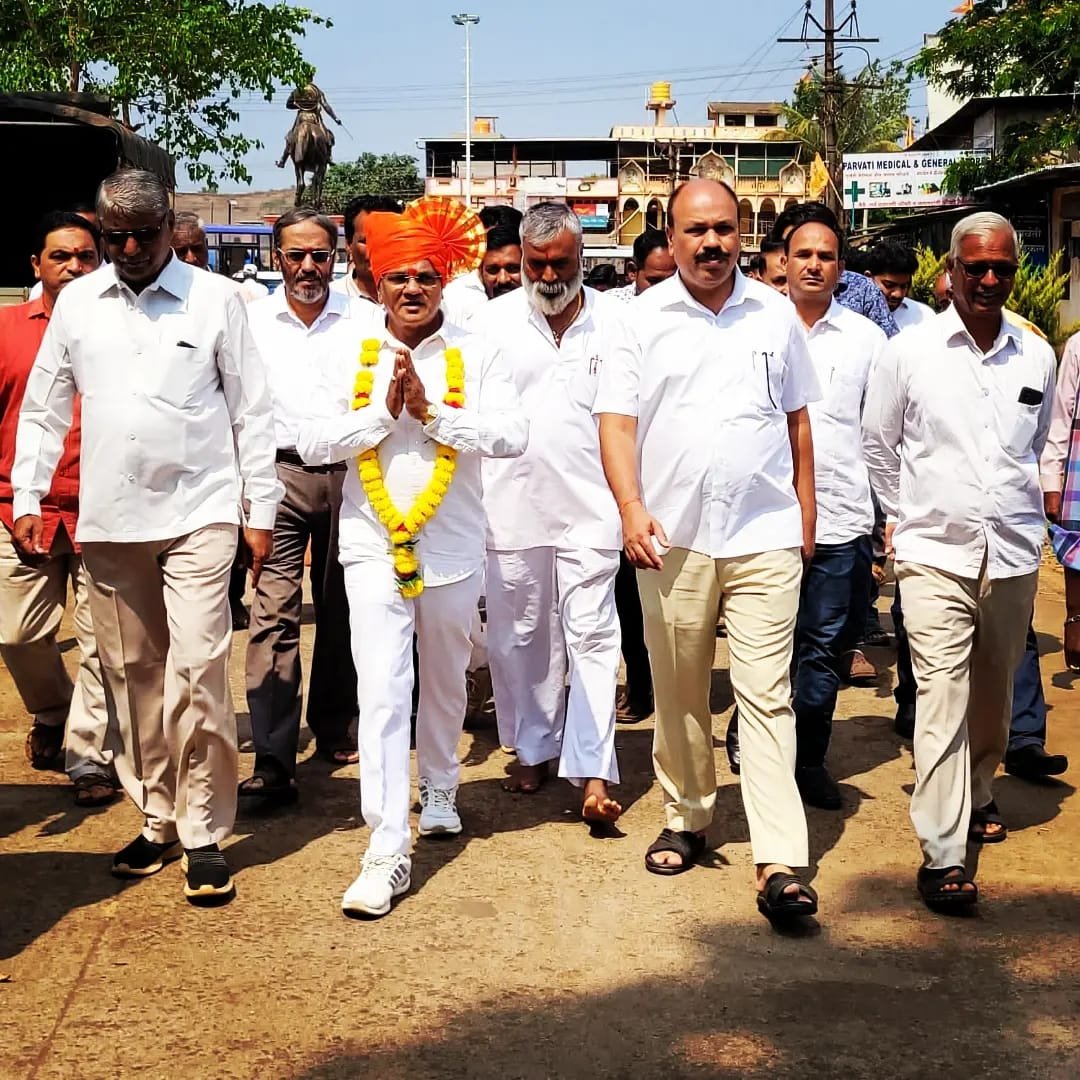 महाराष्ट्र एकीकरण समितीचे अधिकृत उमेदवार श्री महादेव पाटील यांच्या प्रचाराला सुरुवात