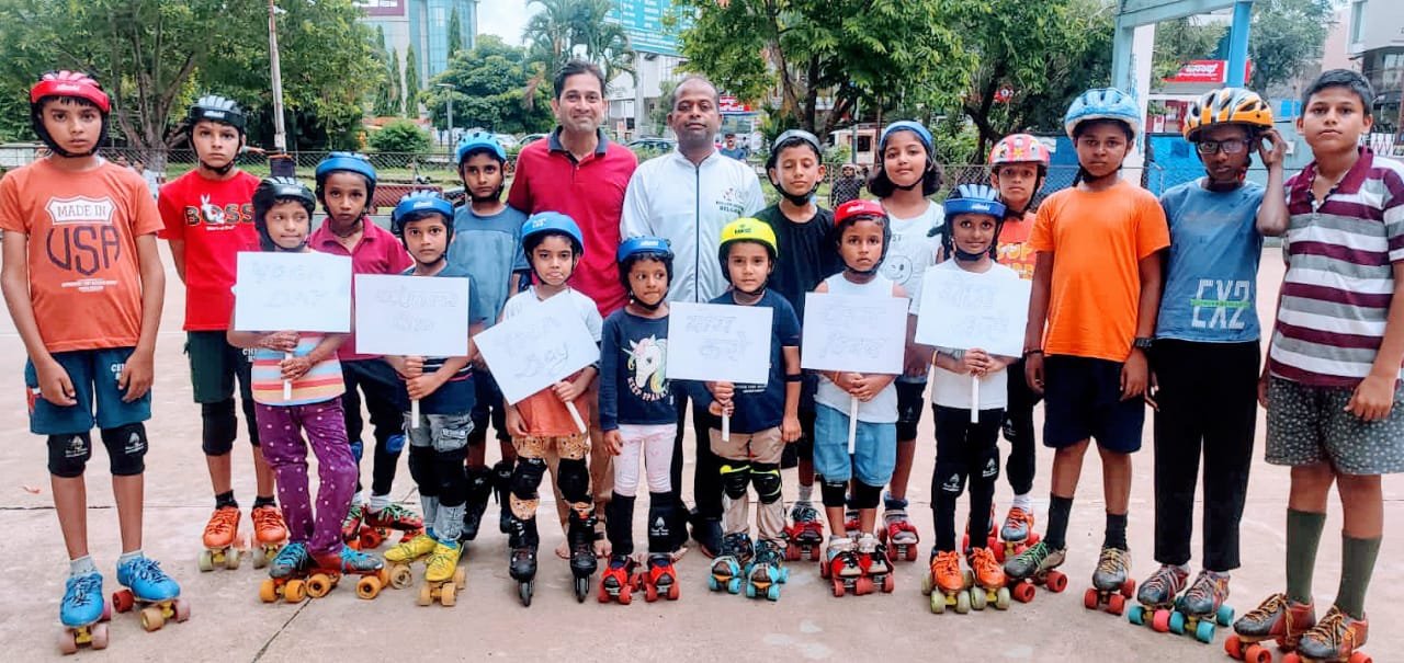 International Yoga Day Skating Rally